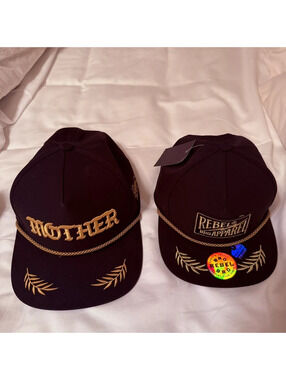 Rebel bro captain hat mama and me snap backs